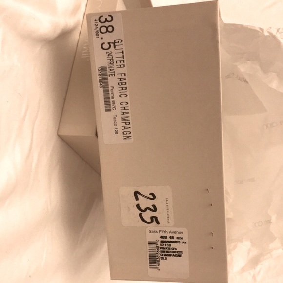 Jimmy Choo 38.5 EU Glitter/Champagne - Picture 7 of 9